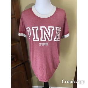 Victoria Secret Pink Tee 💕 size large